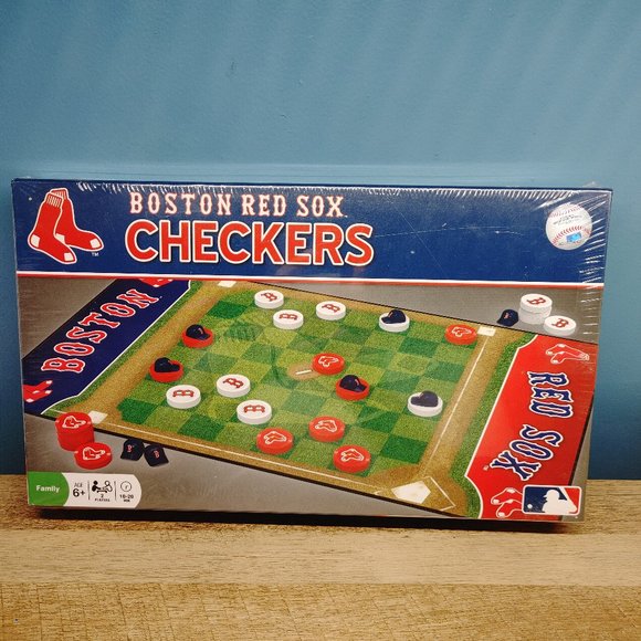 Boston Red Sox Checkers Board Game Masterpieces - Picture 1 of 6